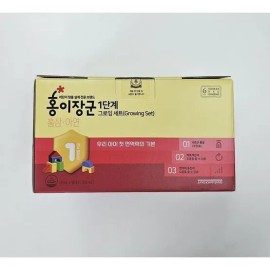 Jeonggwanjang [Half Club] CheongKwanJang General Hongi Stage 1 15ml x 30 packets (no case / shipped in pouch) Growing Set Basic / [하프클럽]정관장 홍이장군 1단계 15ml x 30포 (케이스없음 / 파우치발송) 그로잉세트 기본