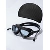 Swimming Goggles for Adults – Anti-Fog Wide Lens with UV
