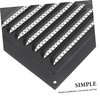 OSALADI Exterior Wall Vent Cover Metal Louvered Grille for Attic