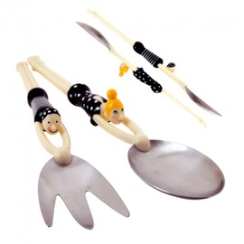 'Black Pylons 38, Salad Servers, Salad Servers