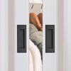 JOY DECOR 2 Pack Pocket Door Handles, 4.72" Rectangular Recessed