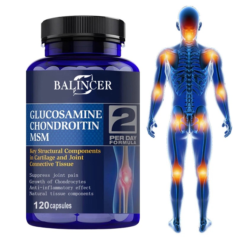 Glucosamine Chondroitin Turmeric,- Bones, Joint Support,Growth of Chondrocytes