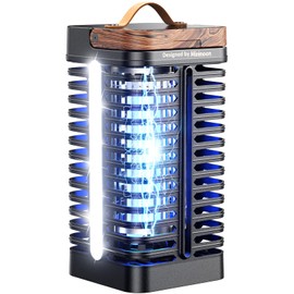 Minimoon Bug Zapper Outdoor with Dual LED Lights, 15W Mosquito Zapper 4200V Electric Fly Trap, Western Theme, IPX4 Waterproof, 5.9 Ft Cord, Fly Zapper for Backyard, Patio, Indoor