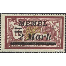 Memelgebiet 67 fine used/cancelled 1922 clear brands (Stamps for collectors)