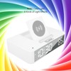 10W Digital Alarm Clock One Button Lifting LED Mirror Electronic
