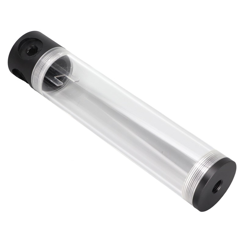 Water Cooling Reservoir 240mm/9.4in Length G1/4in Thread 50mm/2.0in Diameter Tube