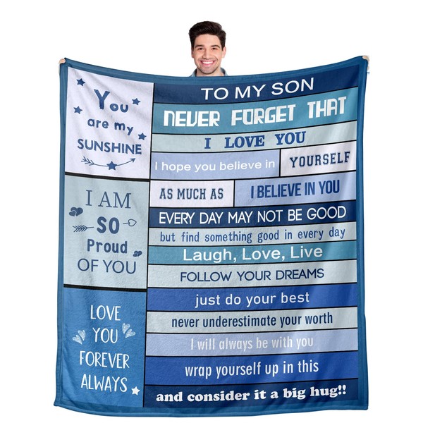 Ordfuarn Dorm Room Essentials for Guys Boys, Son Blanket, Gift