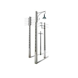 MiniArt 1/35 Scale Concrete Telegraph Poles - Plastic Model Building Dioramas & Accessories, Item # 35563