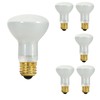 Satco S8519 45W R20 Incandescent Reflector Light Bulbs, Frosted, 130V,