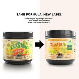 Earth Fed Muscle Lemonade Collagen Peptides Powder – Grass Fed Hydrolyzed Collagen Peptides for Women & Men - Healthy Bones, Skin & Hair - Collagen Peptides Type 1 & 3 Protein Powder, 33 Servings