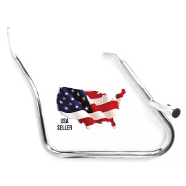 Fits Harley Davidson Road King Street Glide Ultra Electra Glide S CHROME HARLEY SADDLEBAG CRASH GUARD BAR LEFT 90200506 2023 ROADKING STREET GLIDE