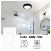 Akicon Dimmer Switch for Exhaust Fan with Light, Single Pole