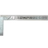 2PCS Chrome Compatible with Car V8 Kompressor Letters Side Adhesive