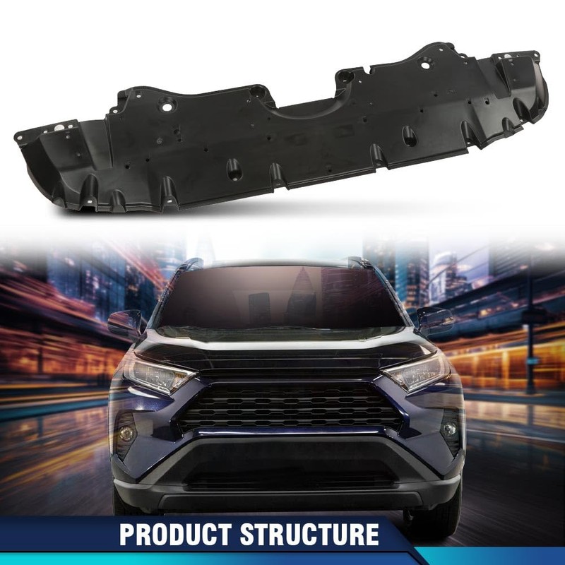 PIT66 Engine Splash Shield Under Cover Compatible with Toyota RAV4