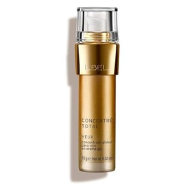 L'BEL - Concentré Total 10 Contorno de Ojos 15 g, Concentrado Global para Ojos, en Crema Gel, Rejuvenece la Mirada, Aporta Proteínas Antiedad, Aclara e Hidrata la Piel, Crema Antiedad
