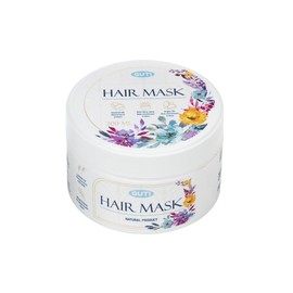 GUTI Hair Mask 200 ml - Natural Ingredients with Coconut Oil, Aloe Vera and Argan Oil - Moisture & Deep Care for Dry and Damaged Hair