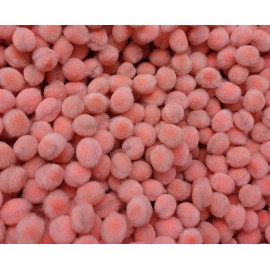 Conso 250 pcs Bulk 5/16" Inch 8mm Pink Craft Pom Poms Acrylic VTG Conso Made in USA