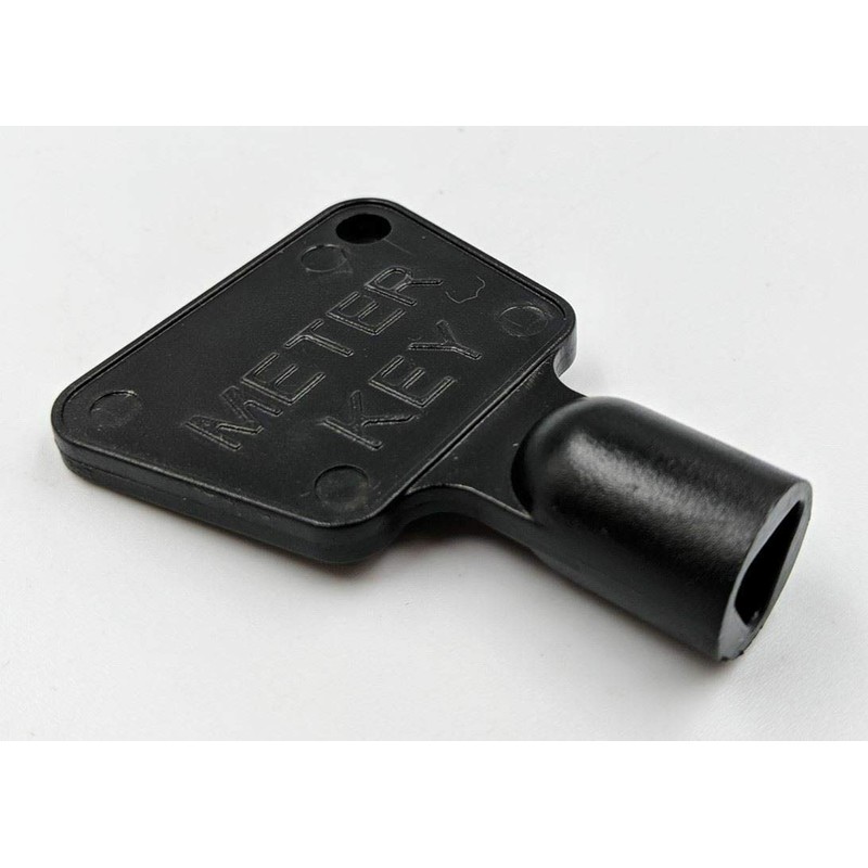 Waterberry Pack of 2 Gas Meter Box Key Triangular Black