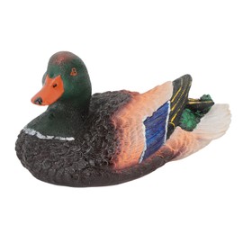 Simulation Water Floating Duck Sculpture Ornament Synthetic Resin Artware Fountain Pond Decoration