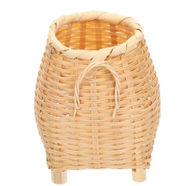 Operitacx Bamboo Pen Holder Desk Pen Holder Pencil Cup Small Utensil Holder Cutlery Holder Pen Holder for Desk Cup Holder for Desk