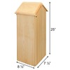 Bat Tower Beacon 4-Chamber Outdoor Bat House – Pole-Mounted Pine