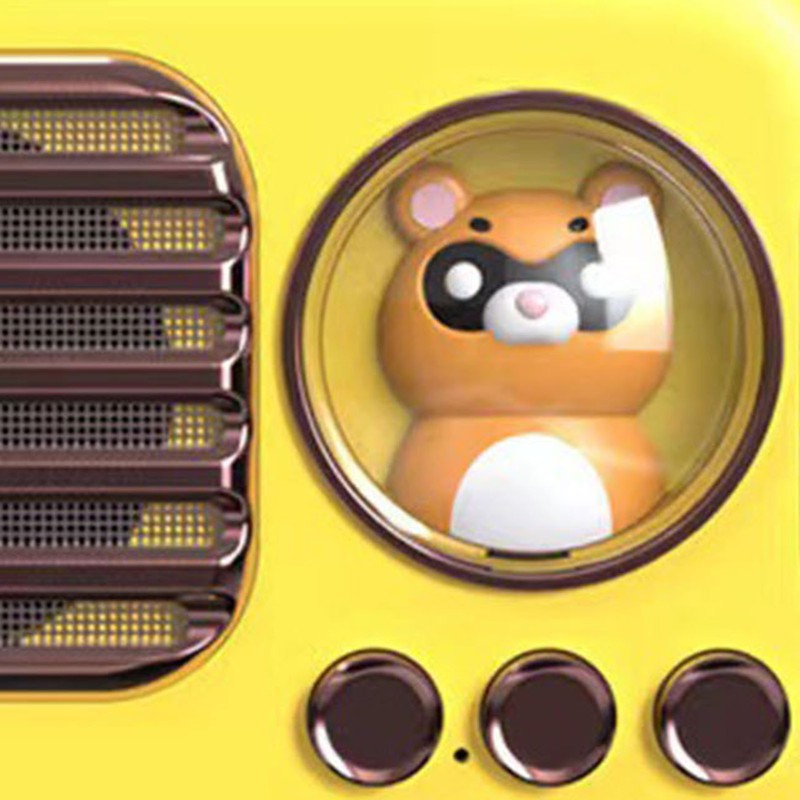 Cute Retro Bluetooth Speaker Mini Luggage Mini Speaker Creative Vintage