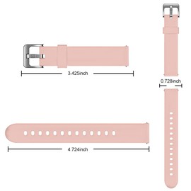 FITVII 16mm Quick Release Watch Band Slim Fitness Tracker (HM08)