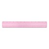 Alumicolor Aluminum Desk & Office Ruler, 12IN, Pink