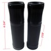 MotorToGo Black Open End Handlebar Grips Gel Compatible for 1991
