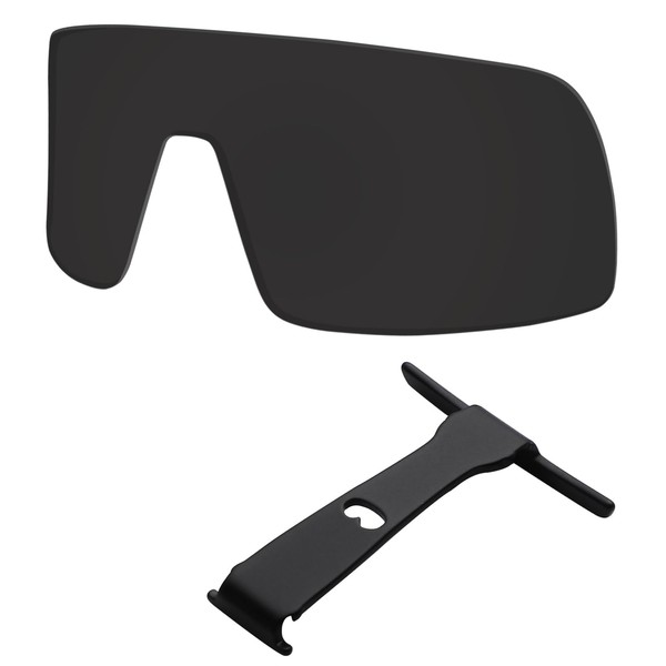 Predrox Dark Black Sutro S Lenses Replacement and Wicket for