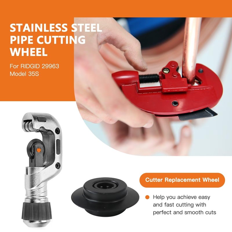 4-Pack 29973 E635 Stainless Steel Pipe Cutting Wheel for RIDGID