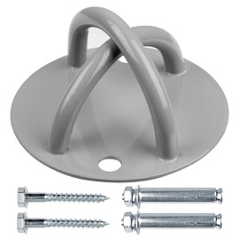 PRIOR FITNESS Ceiling Anchor 2 Holes Wall Ceiling X-Mount Bracket for Aerial Yoga Hammock Bungee Fitness Suspension Straps Gymnastic Rings