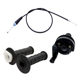 Alamor Throttle Cable Grip Casing Set For Kawasaki KX 60 65 80 85 100 125 250 KLX110