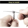 Black Cable Ties, 300mm x 3.6mm, Pack of 100, 12"