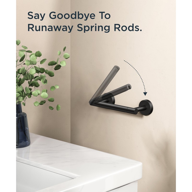FORIOUS Toilet Roll Holder, Wall Mount Rustproof Stainless Steel Double