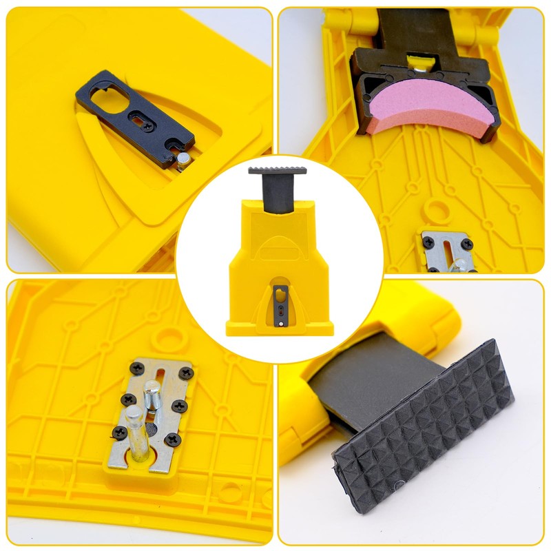 Chainsaw Chain Sharpener, Portable Chainsaw Teeth Sharpener, Crank Chainsaw Chain