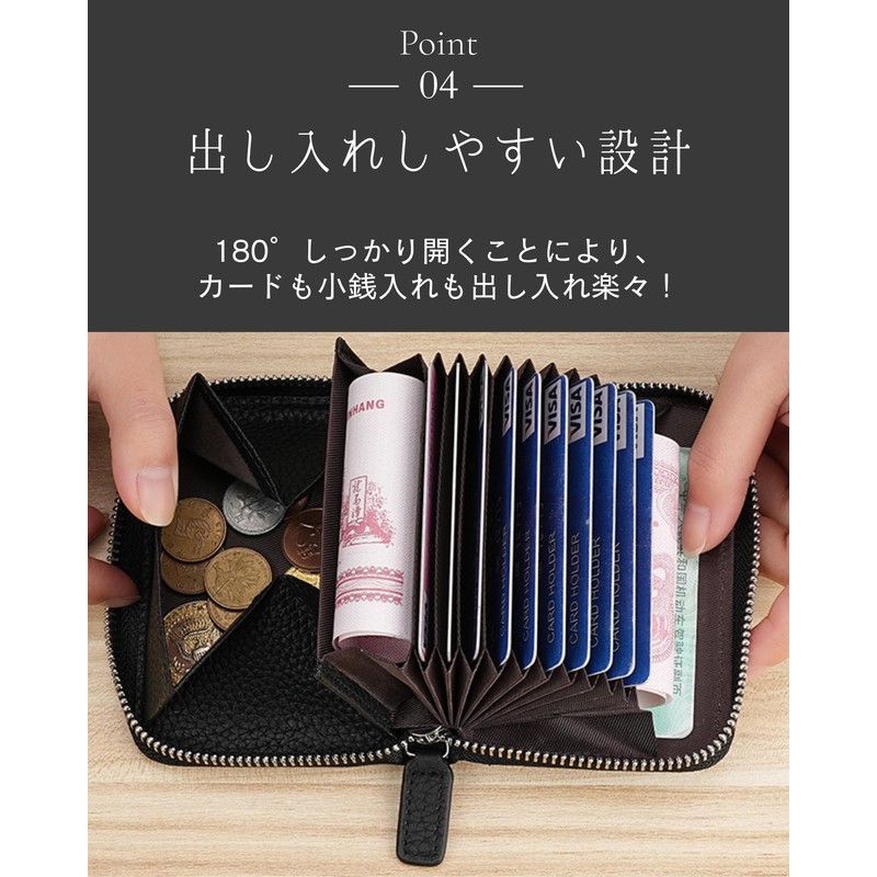 iroto Men's Mini Wallet, Compact, Large Capacity, Card Case, Box