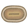 VHC Brands Kettle Grove, Dining Table Placemat, Braided Jute, Oval,