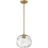 Z-Lite 490P10-OBR Chloe Pendant, 1-Light 100 Watts, Olde Brass