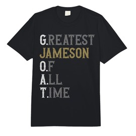 Greatest Jameson of All time | Goat | Jameson Comfort Colors Adult Heavyweight T-Shirt