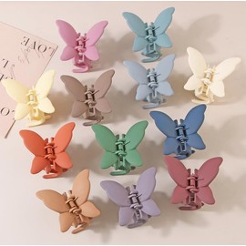 Nenluny 6pcs Butterfly Hair Clips Butterfly Claw Clips for Women Hair Clips Thick Thin Hair Butterfly Clips Girls Cute Butterfly Hair Accessories