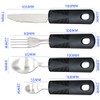 Disability Aids Easy Grip Eating Utensils Set of 4 –