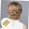 IWOWHERO 50pcs U-shaped Hairpins for Women Stick Hairpin Girls Hair