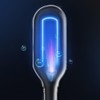 Hair Straightener Brush Ice Therapy Professional Negative Ion Cold Wind