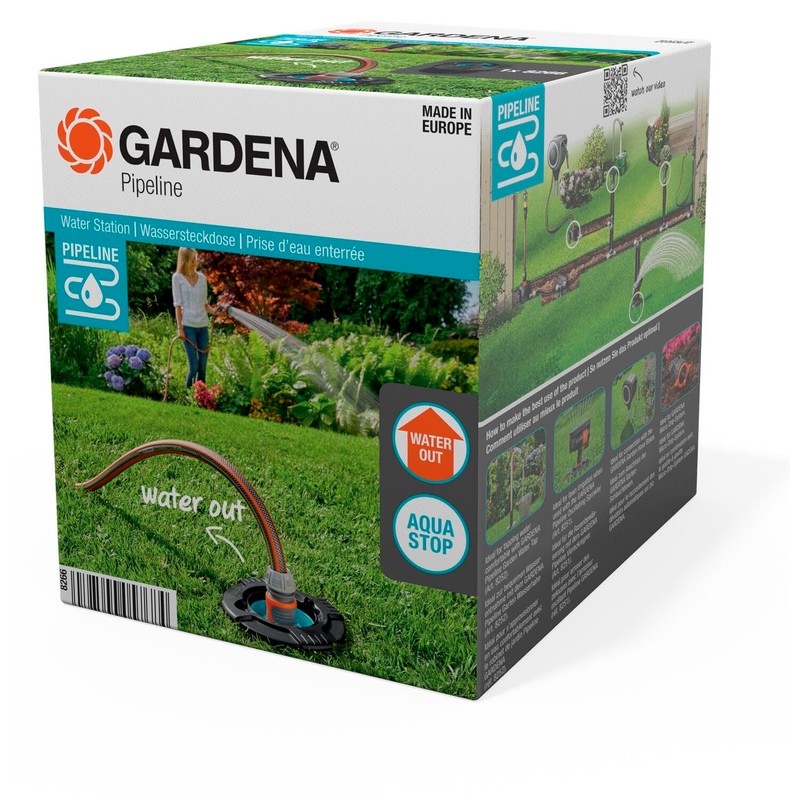 Gardena Sprinkler System Water Plug with 3/4 inch external thread:
