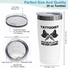 Flairy Land Tattoo Artist White Tumbler 20oz - my letter