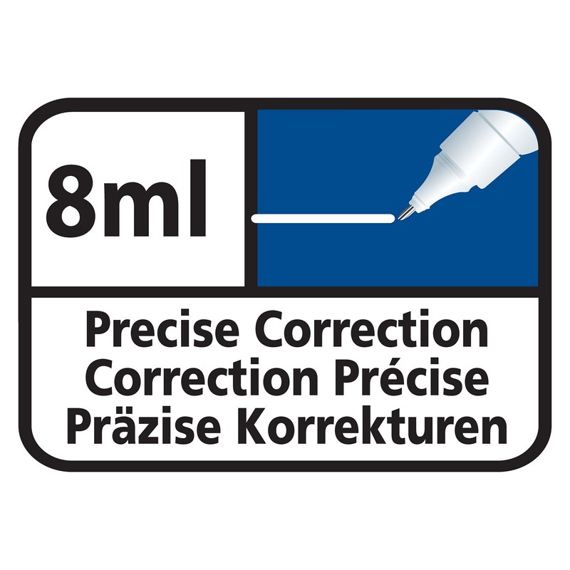 BIC Pluma Correctora Shake´n Squeeze Ideal para Detalles Máxima Cobertura