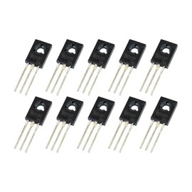 Set of 10 Transistors NPN BD137 60V 1.5A