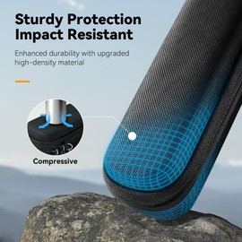 TELESIN° Small Case Les Protector Hard Carry Case Carrying Bag with Hand Strap for DJI Osmo Pocket 3 Accessories, Mini Size Protective Storage Travel Starter Accessory for DJI Pocket 3 Accessory