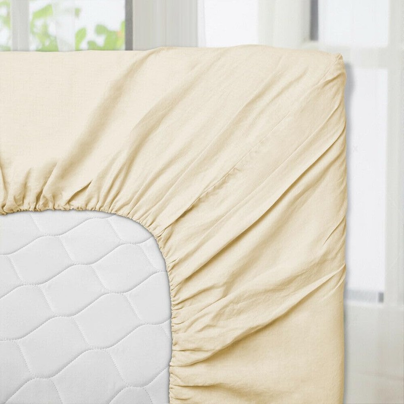 Cotton Bedsheet | Soft Fitted Bedsheets | Breathable PolyCotton –